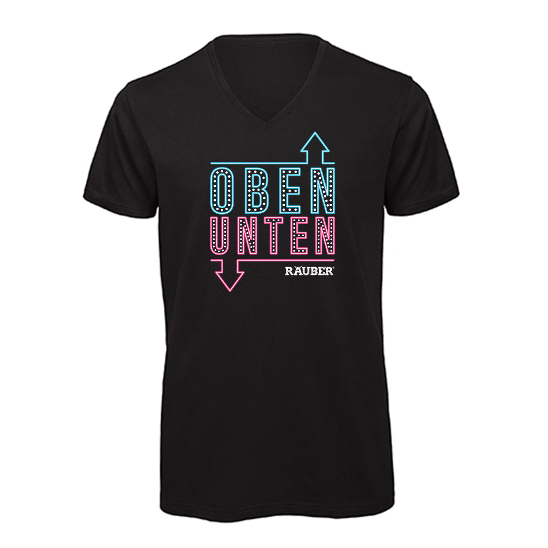 Fanshirt OBEN-UNTEN V-Neck – Herren