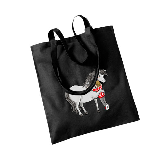 Juli Jutebeutel Schwarz (5 Motive)