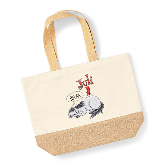 Juli Jute-Shopper – Natürlich einkaufen mit Juli (2 Motive)