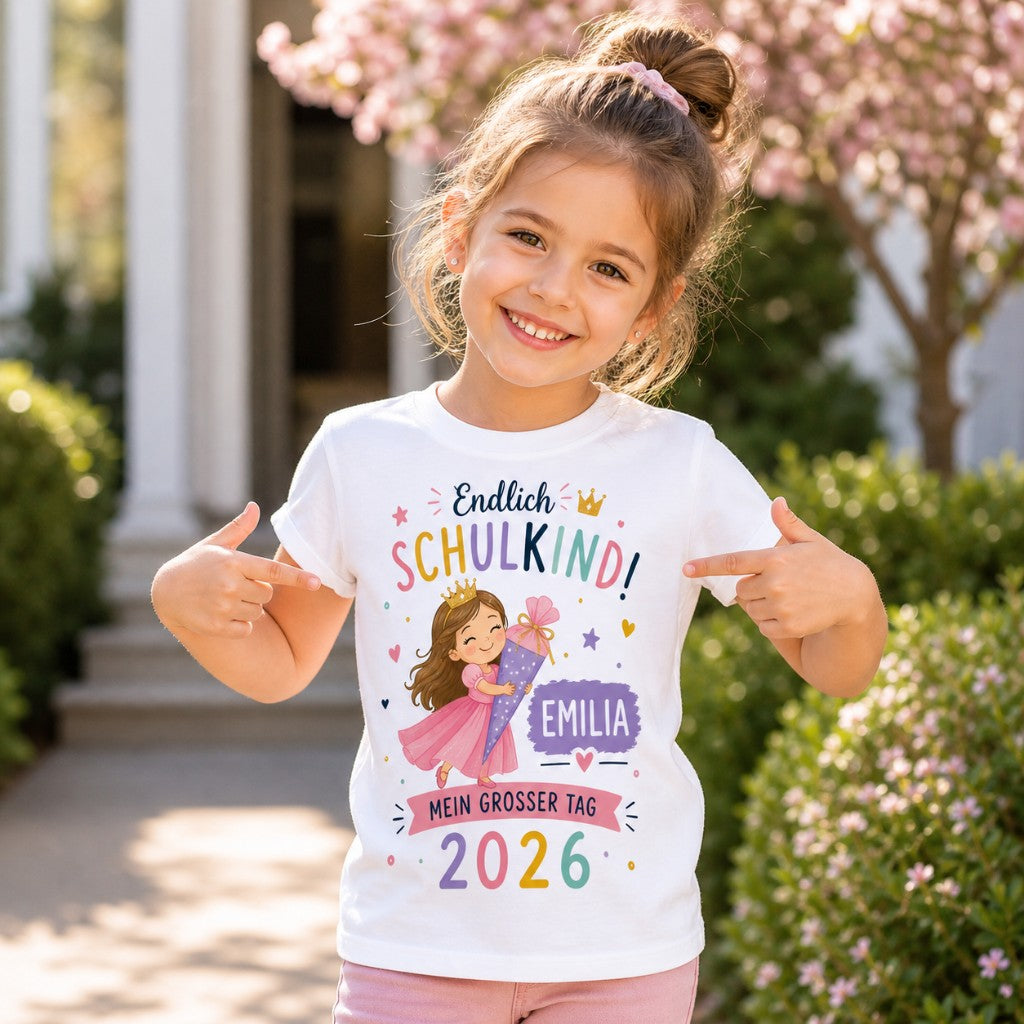 Einschulung Motiv Prinzessin