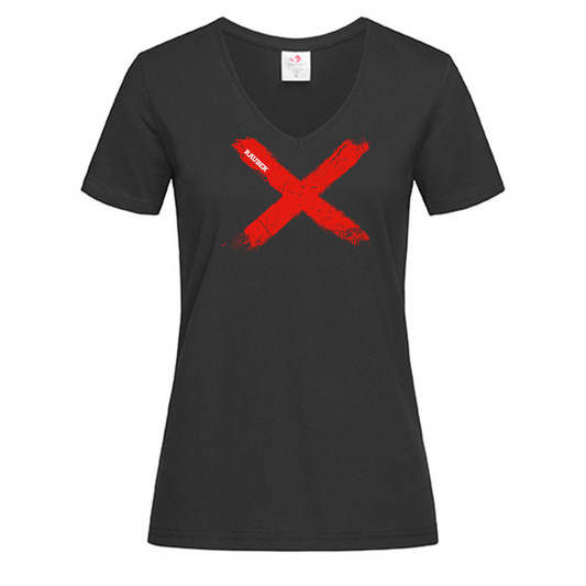 Fanshirt Klassik X V-Neck – Damen