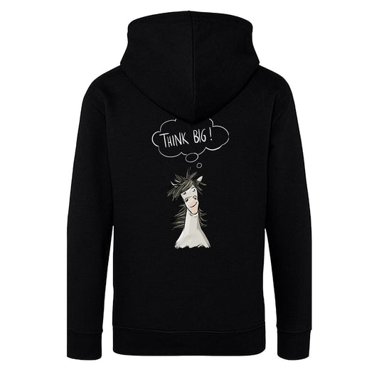 Juli Hoodie Kinder – Think Big (Juli-Kopf) | Groß denken, gemütlich bleiben