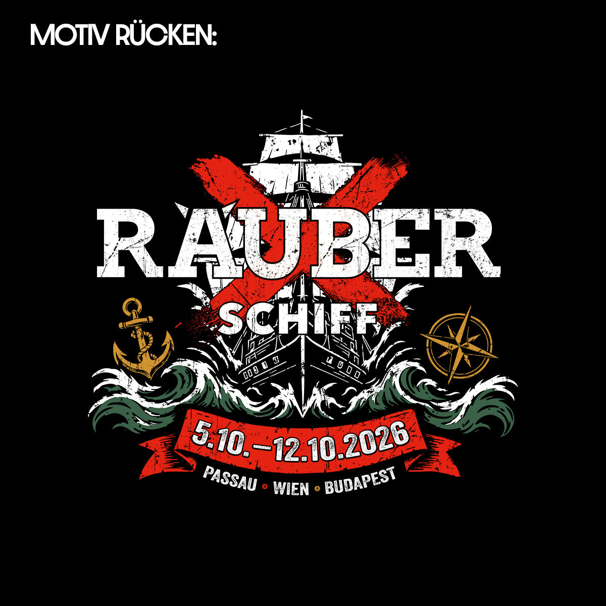 Räuber Schiffshirt 2026 – Unisex (JAKO)