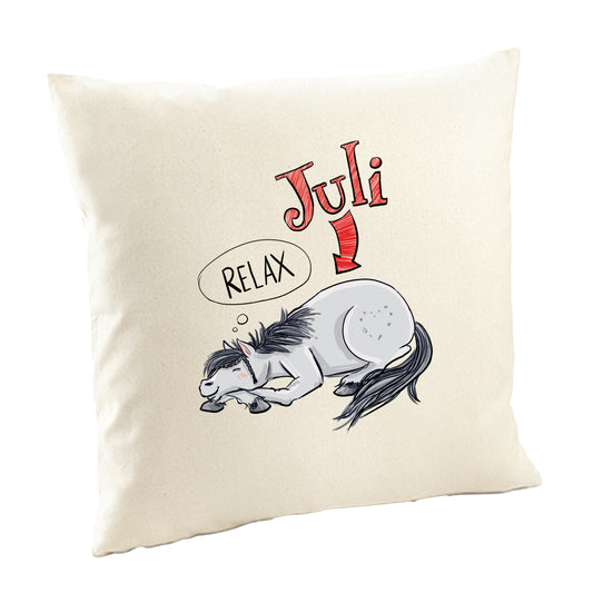 Juli Lieblingskissen natur (Baumwoll-Bezug)