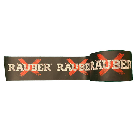 RÄUBER Washi Tape – Schwarz mit rotem X | 29 mm × 10 m