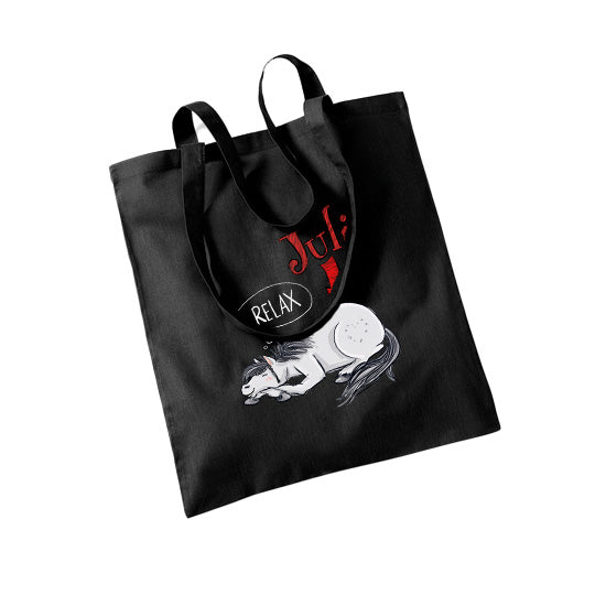 Juli Baumwolltasche Schwarz – Statement-Look für Juli-Fans (5 Motive)