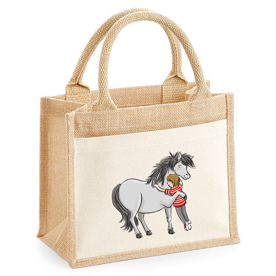 Juli Jute-Geschenktasche – Natürlich verpackt mit Stil (2 Motive)