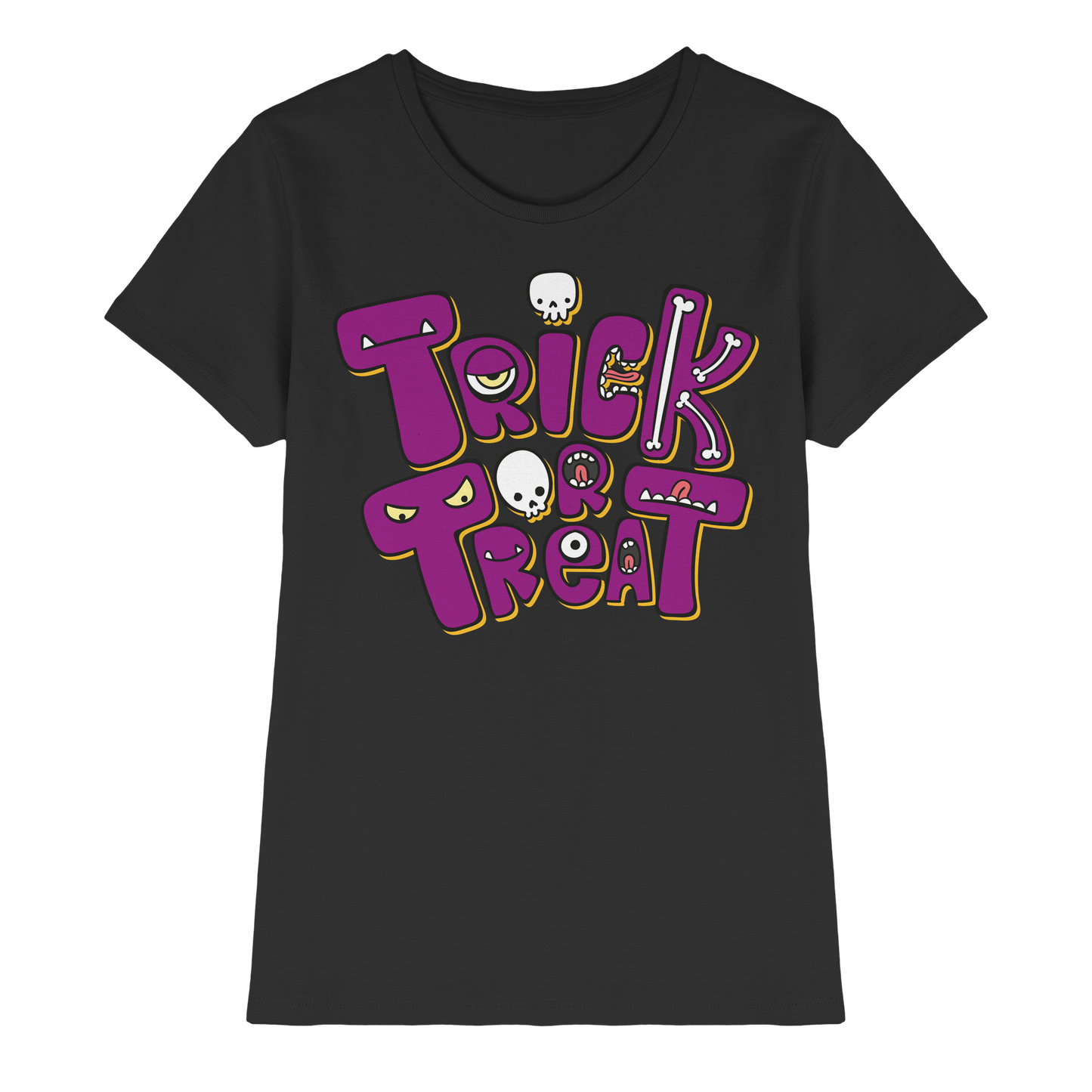 Halloween Damen-Shirt "Trick or Treat"