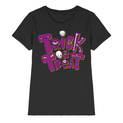 Halloween Damen-Shirt "Trick or Treat"