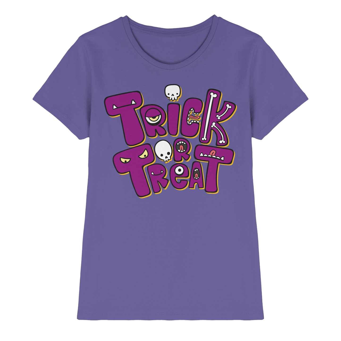 Halloween Damen-Shirt "Trick or Treat"