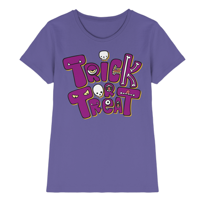 Halloween Damen-Shirt "Trick or Treat"