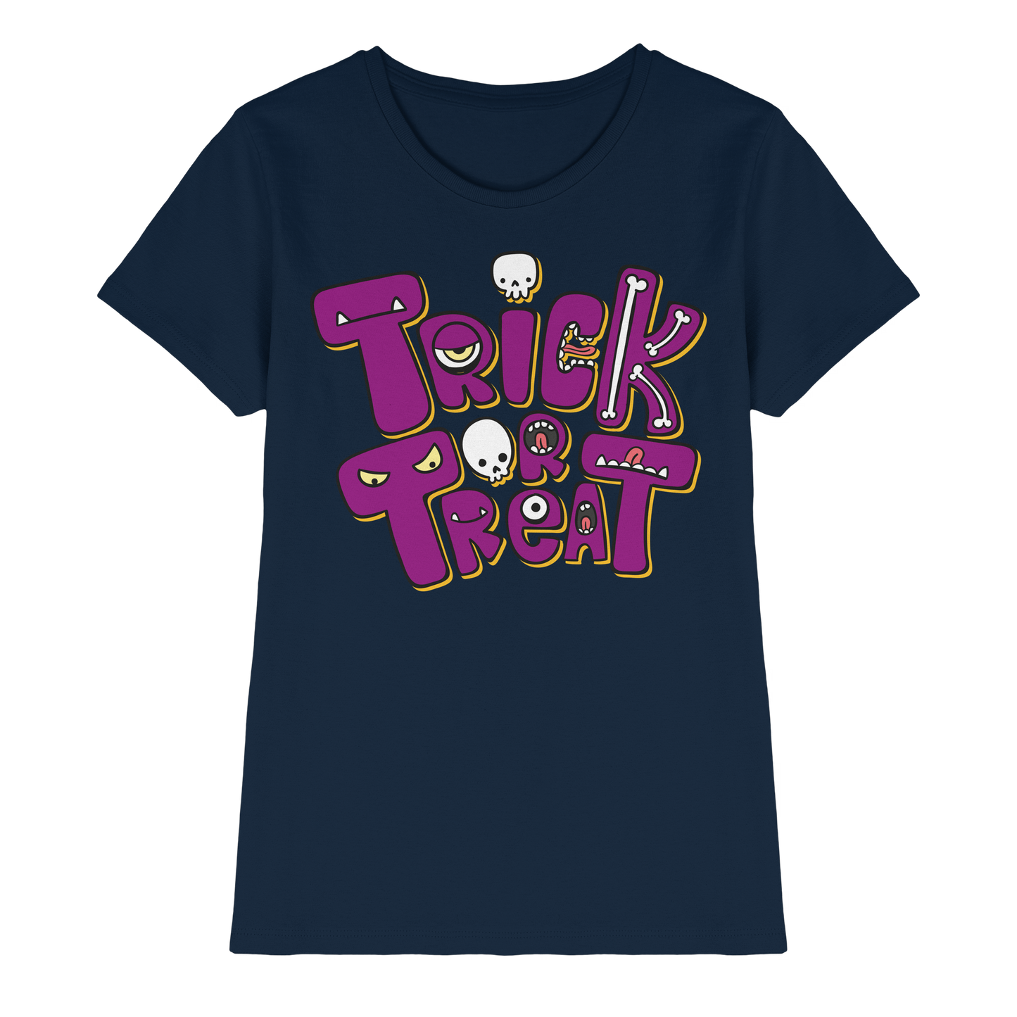 Halloween Damen-Shirt "Trick or Treat"