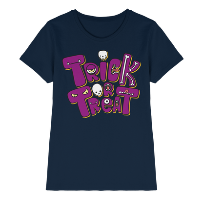 Halloween Damen-Shirt "Trick or Treat"