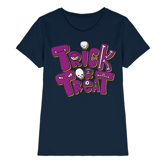 Halloween Damen-Shirt "Trick or Treat"
