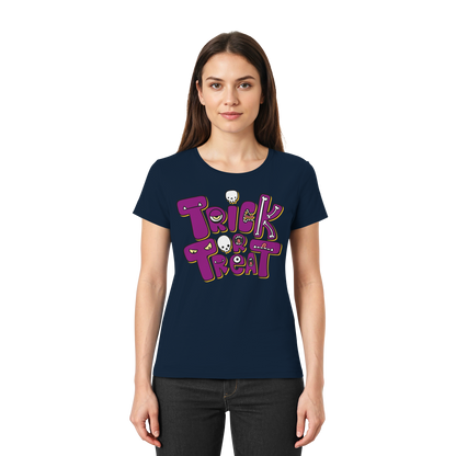 Halloween Damen-Shirt "Trick or Treat"