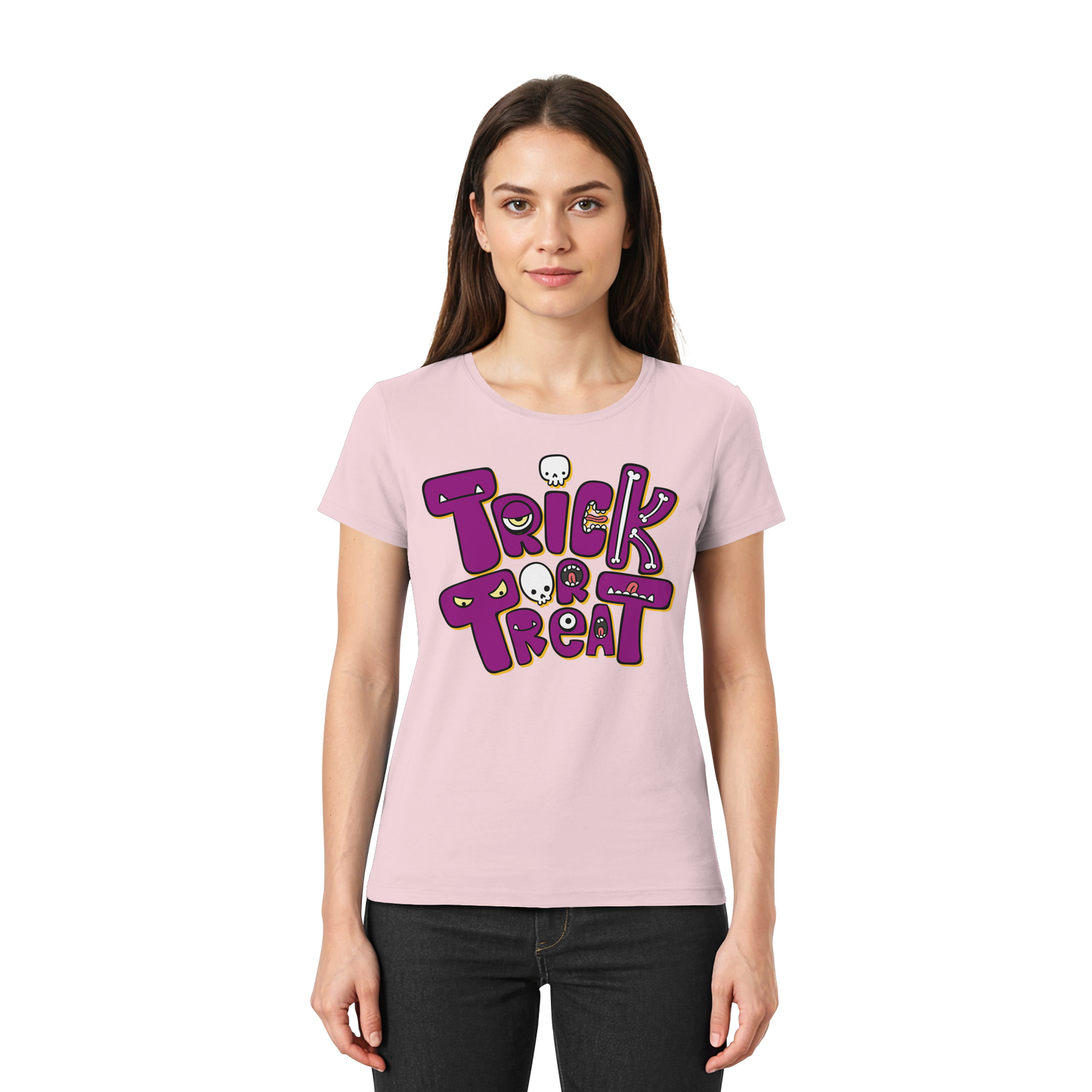 Halloween Damen-Shirt "Trick or Treat"