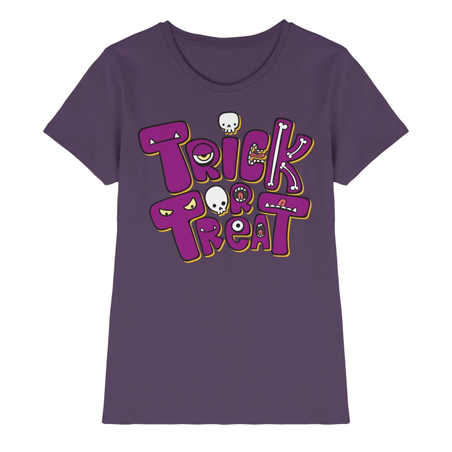 Halloween Damen-Shirt "Trick or Treat"
